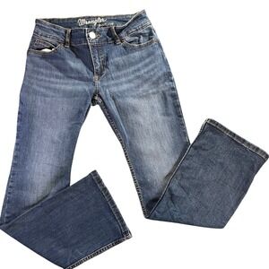 Wrangler Women's Boot‎ Cut Jeans Medium Wash Denim Size 3/4 x 30
